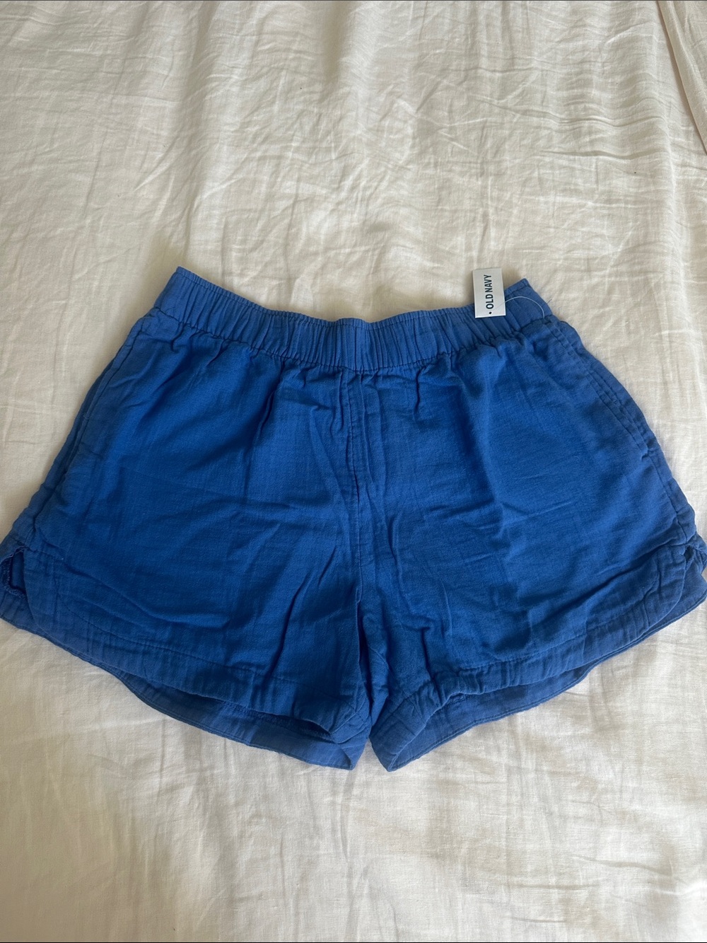 Old Navy Royal Blue Gauze Pull On Easy Shorts